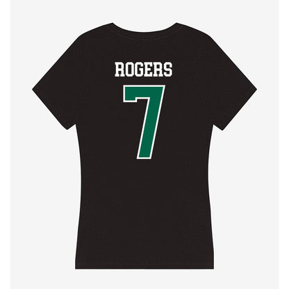 Siena - NCAA Women's Soccer : Catherine Rogers - Women's V-Neck T-Shirt-1