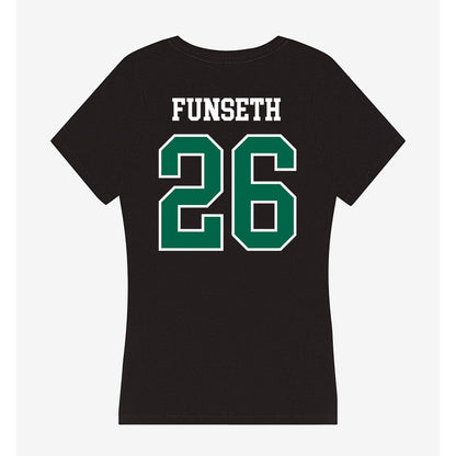 Siena - NCAA Women's Soccer : Cece Funseth - Women's V-Neck T-Shirt-1