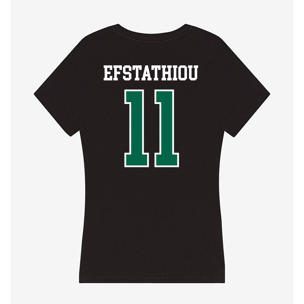 Siena - NCAA Women's Lacrosse : Angelica Efstathiou - Women's V-Neck T-Shirt-1