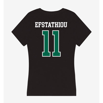 Siena - NCAA Women's Lacrosse : Angelica Efstathiou - Women's V-Neck T-Shirt-1