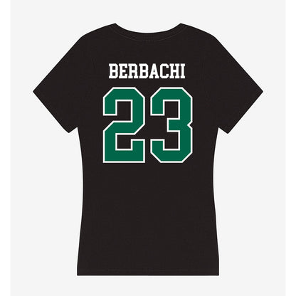 Siena - NCAA Men's Soccer : Rayan Berbachi - Women's V-Neck T-Shirt-1
