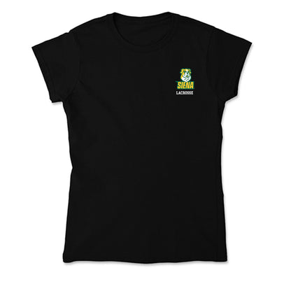 Siena - NCAA Men's Lacrosse : Ike Stitle - Soft Style Women’s T-Shirt-0