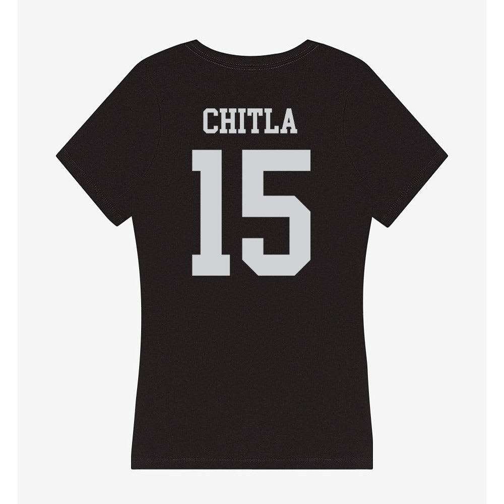 William & Mary - NCAA Baseball : Joey Chitla - Classic Shersey Women's V-Neck T-Shirt-1
