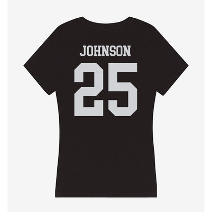 William & Mary - NCAA Women's Soccer : Claire Johnson - Classic Shersey Women's V-Neck T-Shirt-1