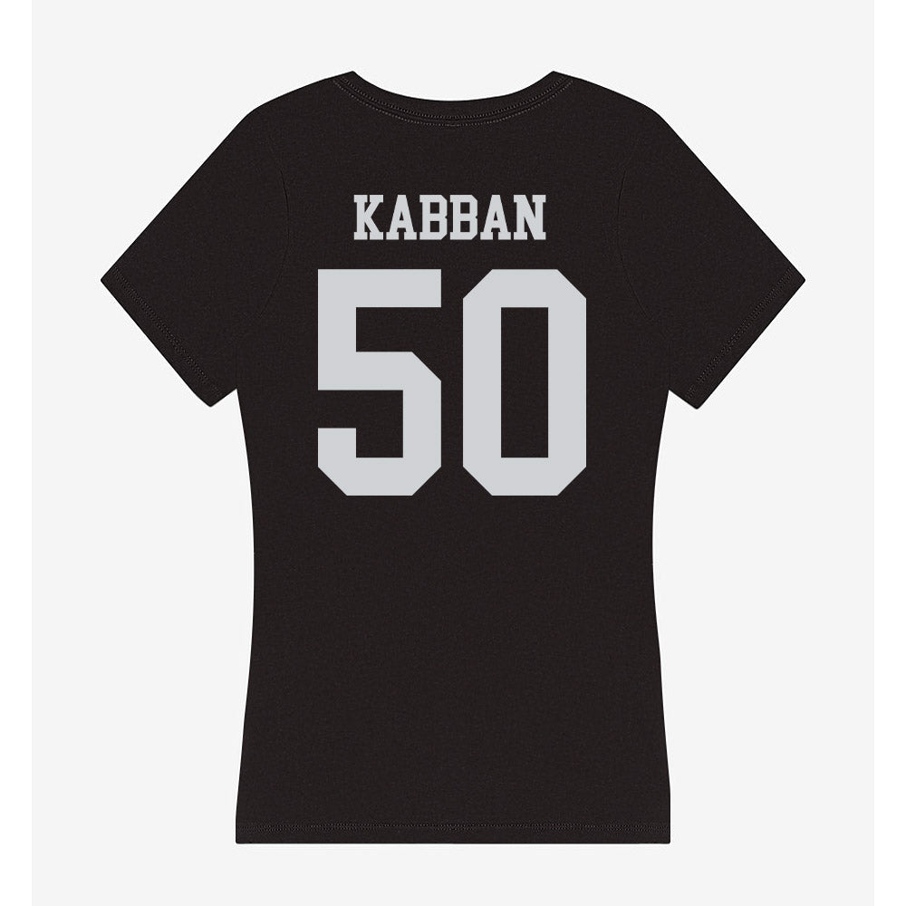 William & Mary - NCAA Football : Michael Kabban - Classic Shersey Women's V-Neck T-Shirt-1
