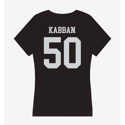 William & Mary - NCAA Football : Michael Kabban - Classic Shersey Women's V-Neck T-Shirt-1