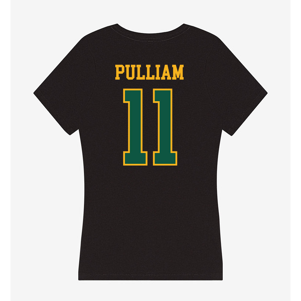 William & Mary - NCAA Men's Basketball : Kyle Pulliam - Women's V-Neck T-Shirt-1