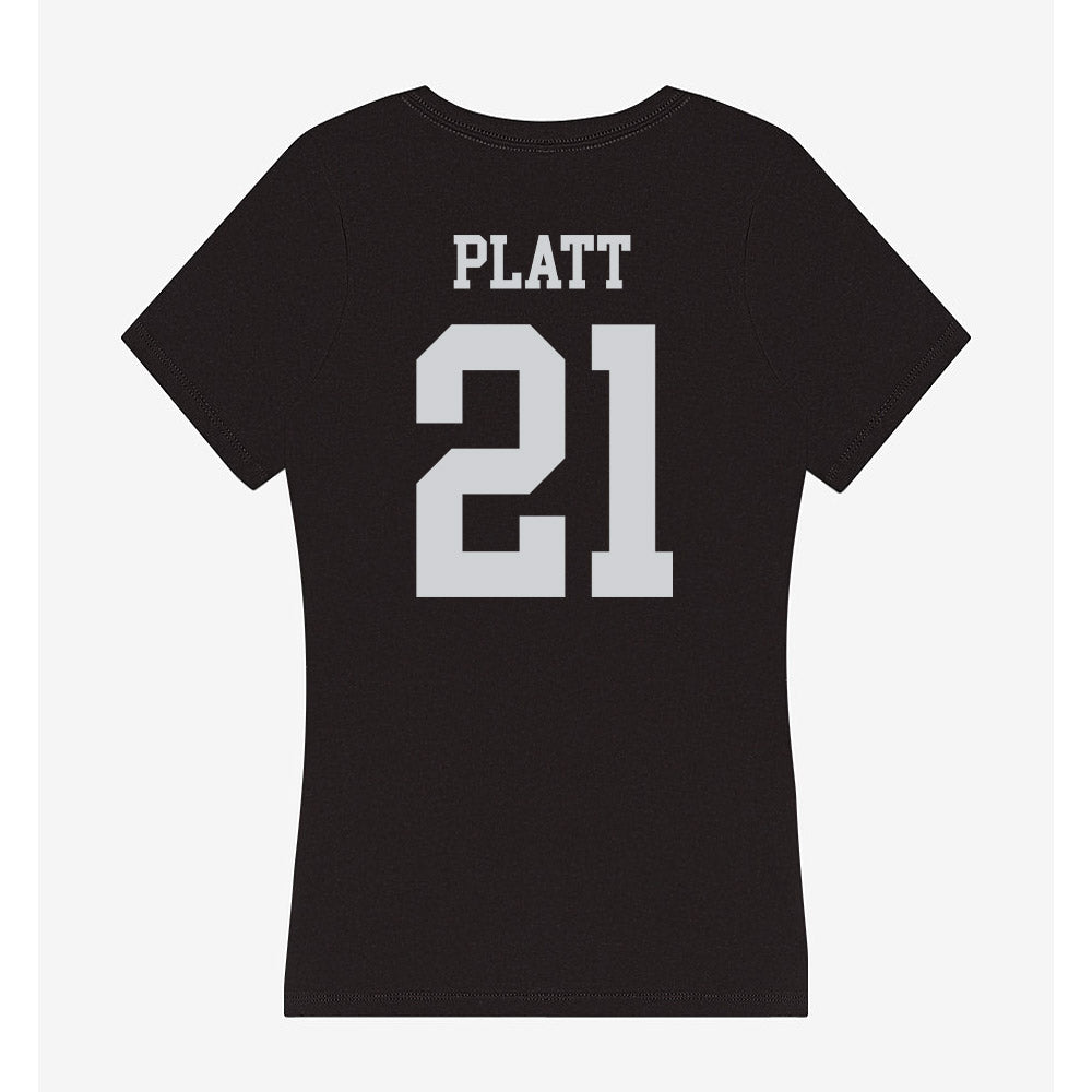 William & Mary - NCAA Football : Jayden Platt - Classic Shersey Women's V-Neck T-Shirt-1