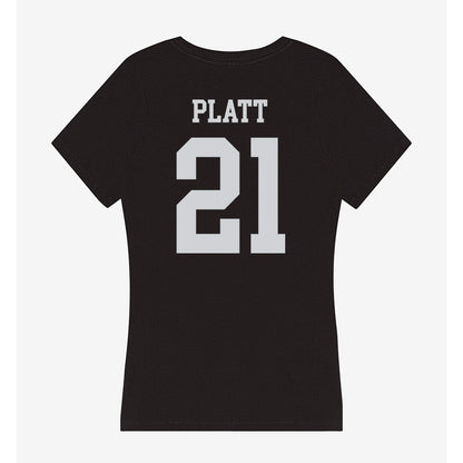William & Mary - NCAA Football : Jayden Platt - Classic Shersey Women's V-Neck T-Shirt-1