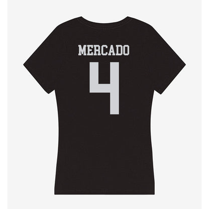 William & Mary - NCAA Women's Basketball : Arianna Mercado - Classic Shersey Women's V-Neck T-Shirt-1