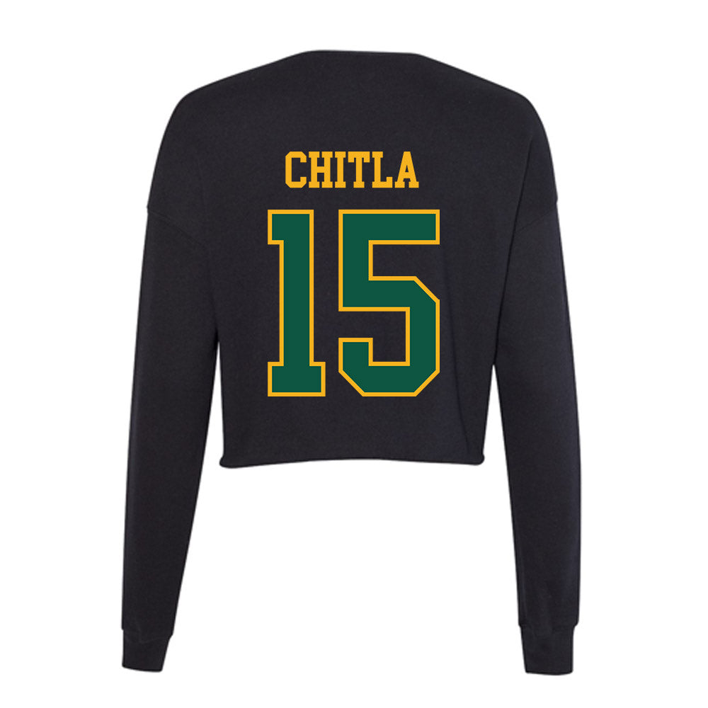 William & Mary - NCAA Baseball : Joey Chitla - Women's Cropped Crew Fleece-1