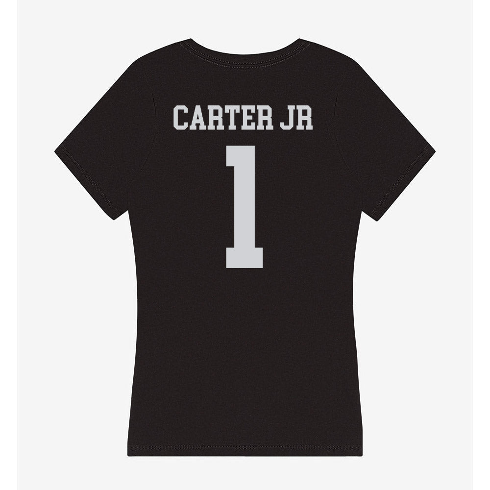 William & Mary - NCAA Men's Basketball : Brian Carter Jr - Classic Shersey Women's V-Neck T-Shirt-1
