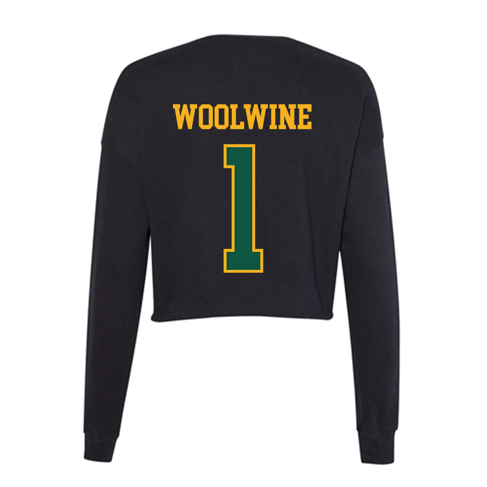 William & Mary - NCAA Baseball : Jackson Woolwine - Women's Cropped Crew Fleece-1