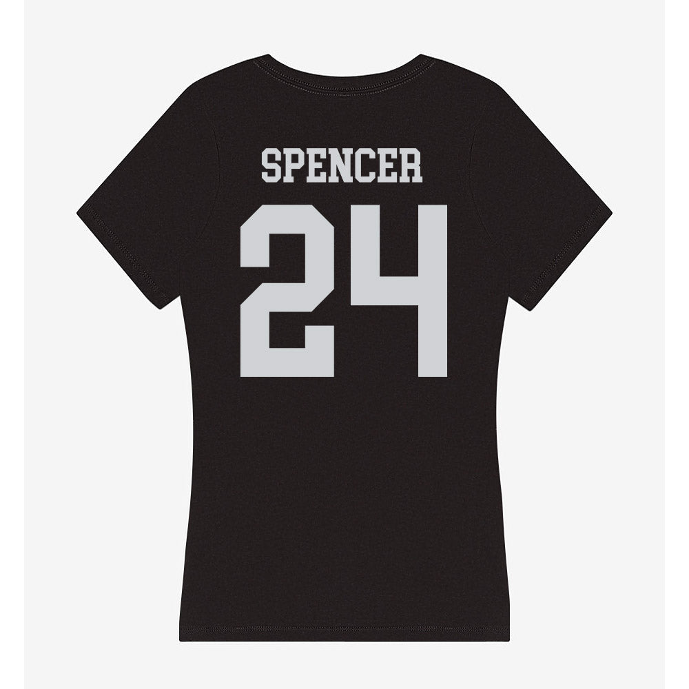 William & Mary - NCAA Men's Basketball : Kaleb Spencer - Classic Shersey Women's V-Neck T-Shirt-1