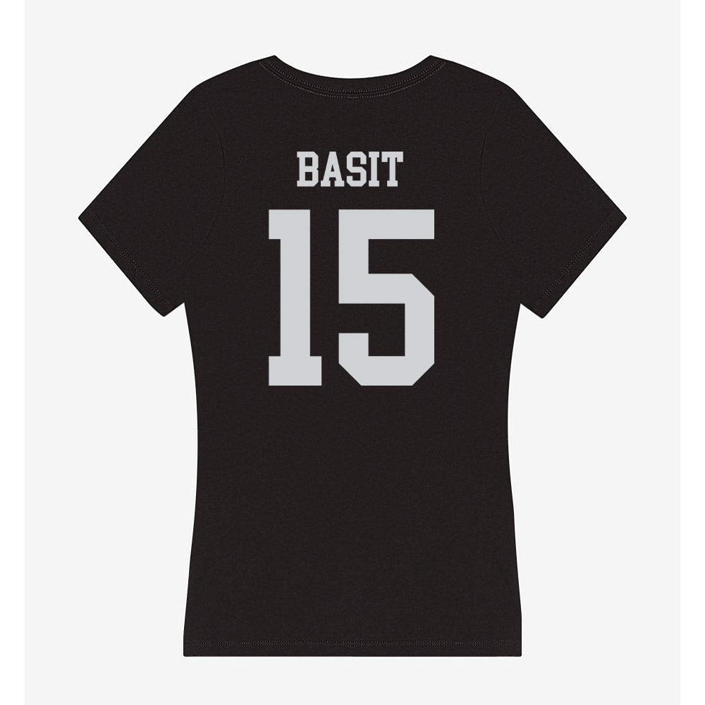 William & Mary - NCAA Women's Basketball : Amelia Basit - Classic Shersey Women's V-Neck T-Shirt-1