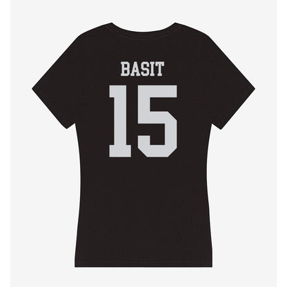 William & Mary - NCAA Women's Basketball : Amelia Basit - Classic Shersey Women's V-Neck T-Shirt-1