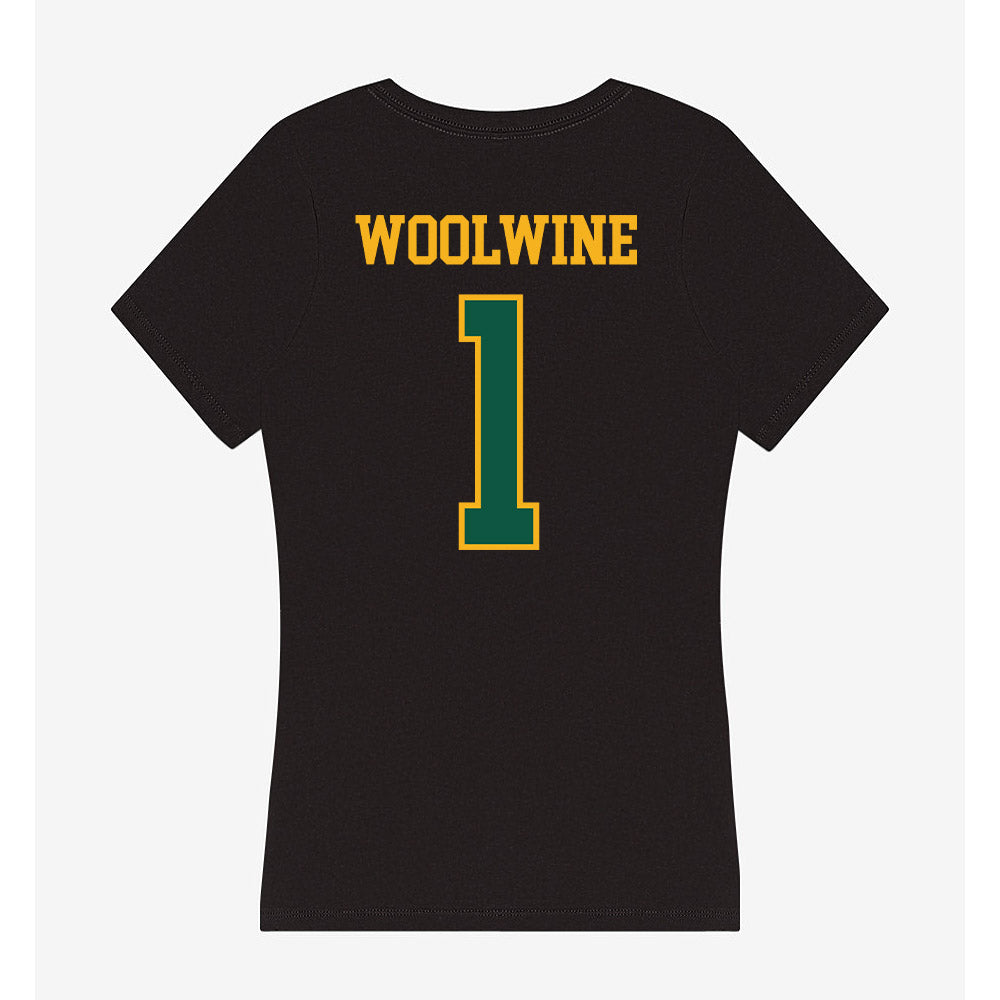William & Mary - NCAA Baseball : Jackson Woolwine - Women's V-Neck T-Shirt-1