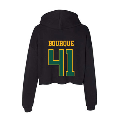 William & Mary - NCAA Baseball : Tom Bourque - Women's Crop Fleece Hoodie-1