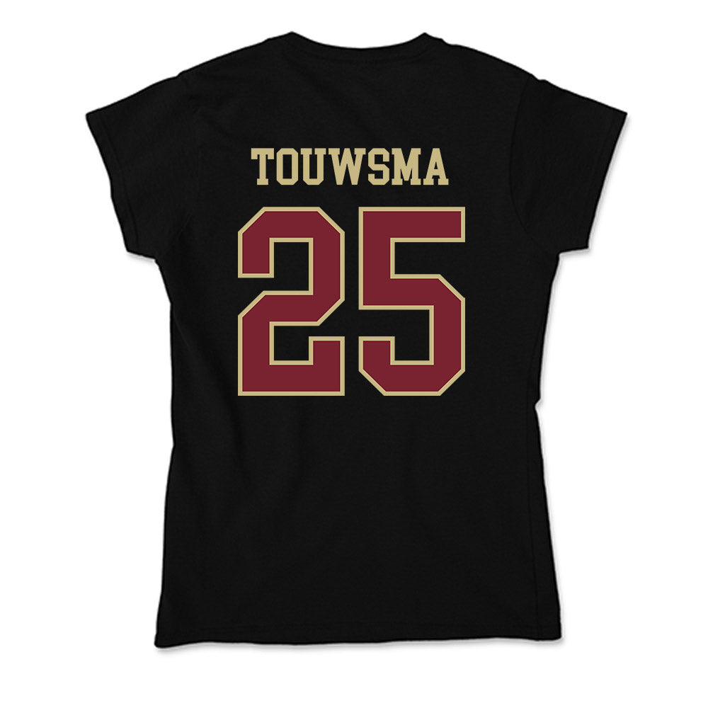 Charleston - NCAA Women's Soccer : Lucia Touwsma - Soft Style Women’s T-Shirt-1