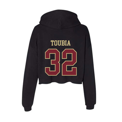 Charleston - NCAA Women's Soccer : Caitlyn Toubia - Women's Crop Fleece Hoodie-1