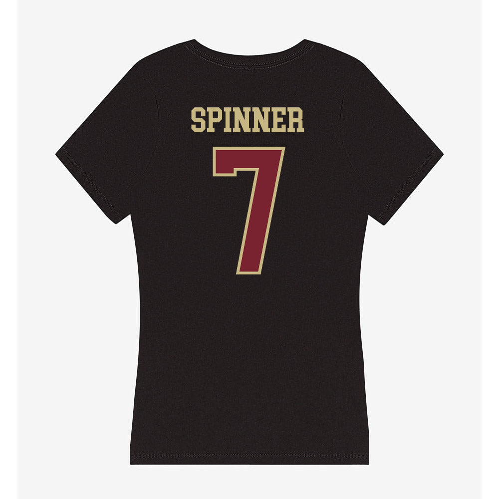 Charleston - NCAA Women's Soccer : Mary Martin Spinner - Women's V-Neck T-Shirt-1