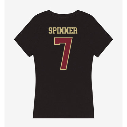Charleston - NCAA Women's Soccer : Mary Martin Spinner - Women's V-Neck T-Shirt-1