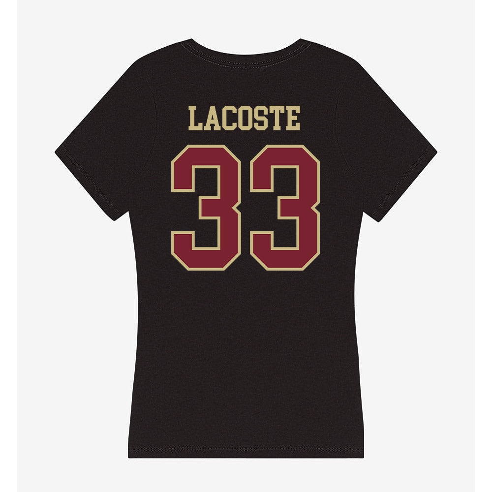 Charleston - NCAA Baseball : Alex LaCoste - Women's V-Neck T-Shirt-1