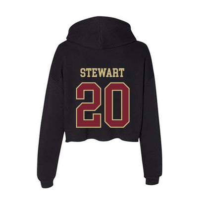 Charleston - NCAA Women's Soccer : Ellie Stewart - Women's Crop Fleece Hoodie-1