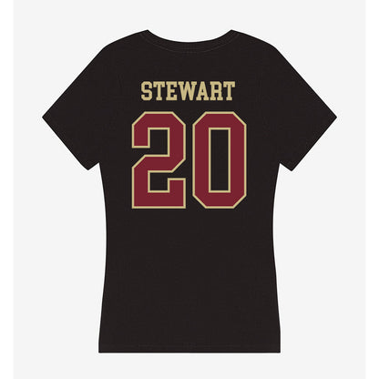 Charleston - NCAA Women's Soccer : Ellie Stewart - Women's V-Neck T-Shirt-1