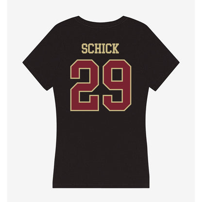 Charleston - NCAA Women's Soccer : Lyla Schick - Women's V-Neck T-Shirt-1