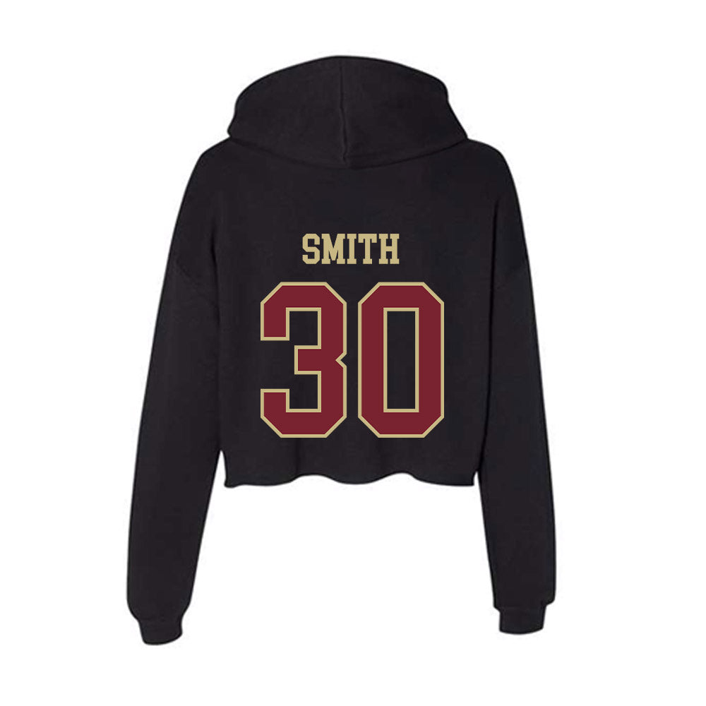 Charleston - NCAA Baseball : Braeden Smith - Women's Crop Fleece Hoodie-1