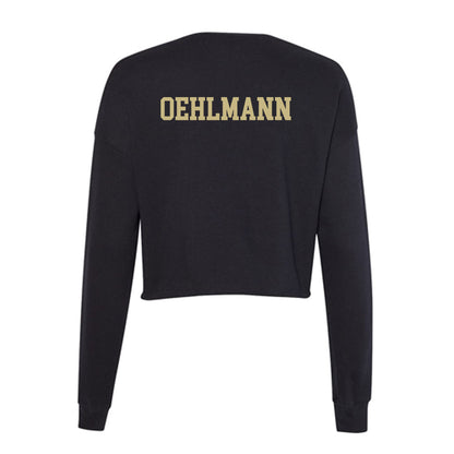Charleston - NCAA Equestrian : Abby Oehlmann - Women's Cropped Crew Fleece-1