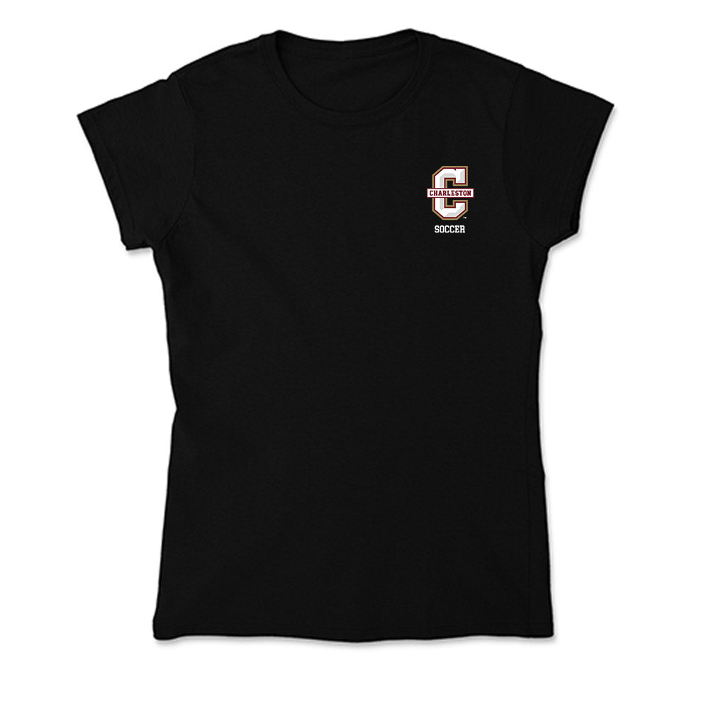Charleston - NCAA Women's Soccer : Mary Martin Spinner - Soft Style Women’s T-Shirt-0