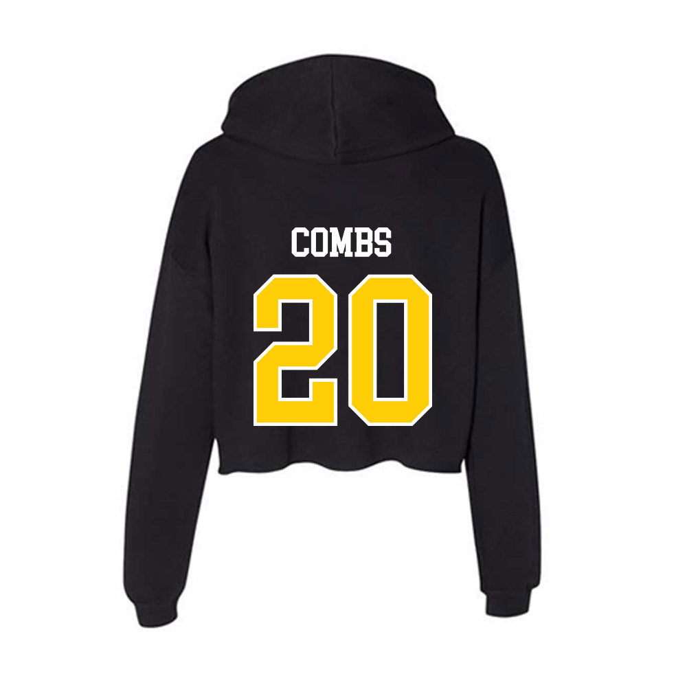 Centre College - NCAA Women's Basketball : Isabelle Combs - Women's Crop Fleece Hoodie-1