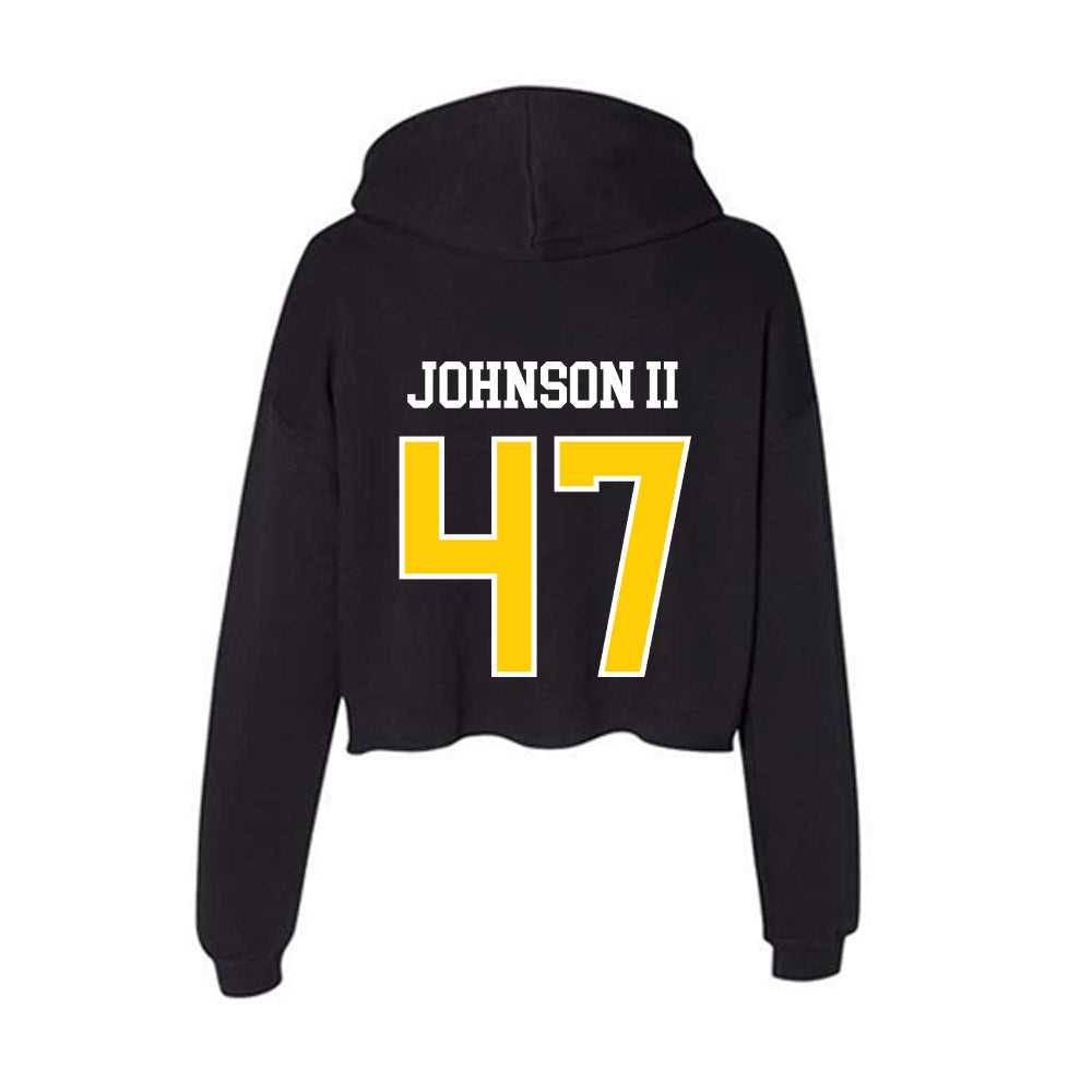 Centre College - NCAA Football : Deuce Johnson II - Classic Shersey Women's Crop Fleece Hoodie-1