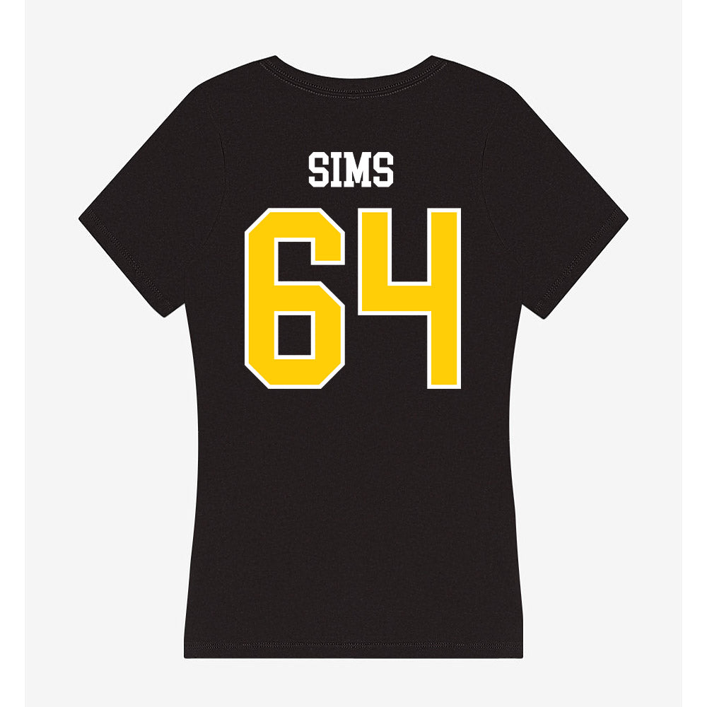 Centre College - NCAA Football : Walker Sims - Classic Shersey Women's V-Neck T-Shirt-1