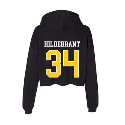 Centre College - NCAA Men's Basketball : Garrison Hildebrant - Women's Crop Fleece Hoodie-1