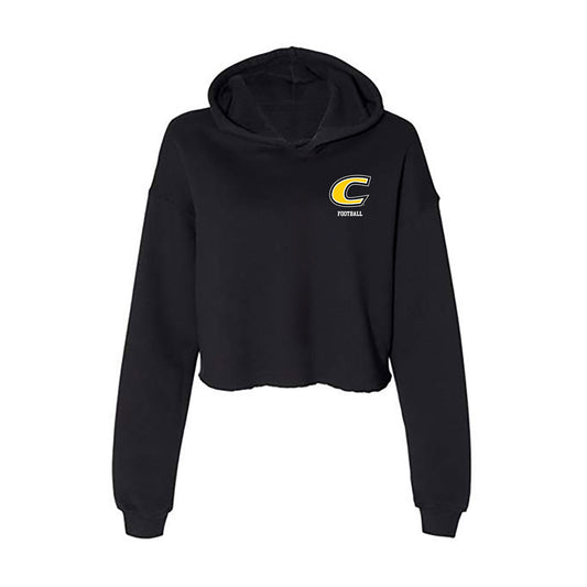 Centre College - NCAA Football : John Abernathy - Classic Shersey Women's Crop Fleece Hooded Sweatshirt-0