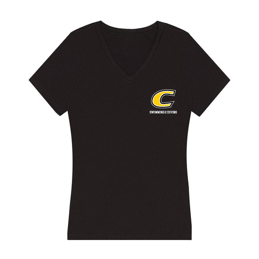 Centre College - NCAA Men's Swimming & Diving : Hamza Hosny - Classic Shersey Women's V-Neck T-Shirt-0