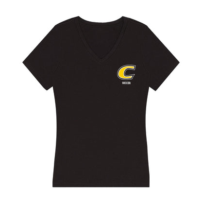 Centre College - NCAA Men's Soccer : Ethan Cajuste - Women's V-Neck T-Shirt-0