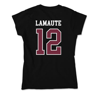 FDU - NCAA Men's Basketball : Sebastien Lamaute - Soft Style Women’s T-Shirt-1