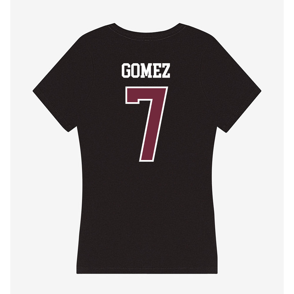 FDU - NCAA Baseball : Johnathan Gomez - Women's V-Neck T-Shirt-1