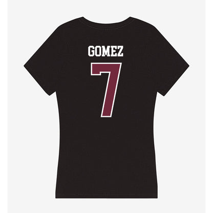 FDU - NCAA Baseball : Johnathan Gomez - Women's V-Neck T-Shirt-1