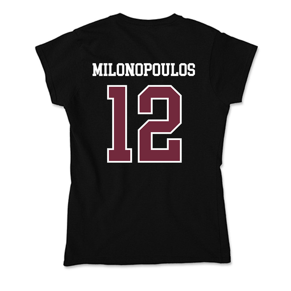 FDU - NCAA Softball : Zoe Milonopoulos - Soft Style Women’s T-Shirt-1