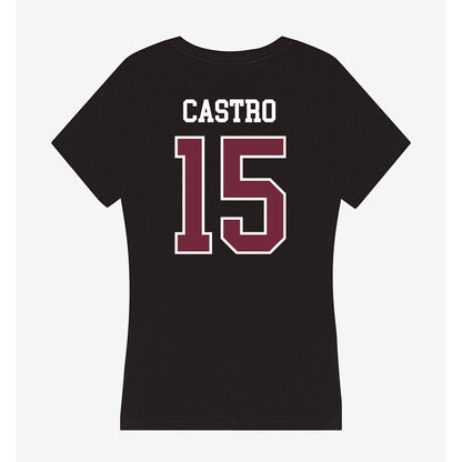 FDU - NCAA Women's Soccer : Alexa Castro - Women's V-Neck T-Shirt-1