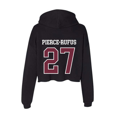 FDU - NCAA Women's Soccer : Mya Pierce-Rufus - Women's Crop Fleece Hoodie-1