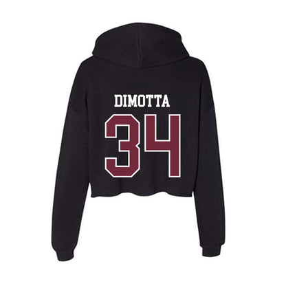 FDU - NCAA Baseball : Joey DiMotta - Women's Crop Fleece Hoodie-1