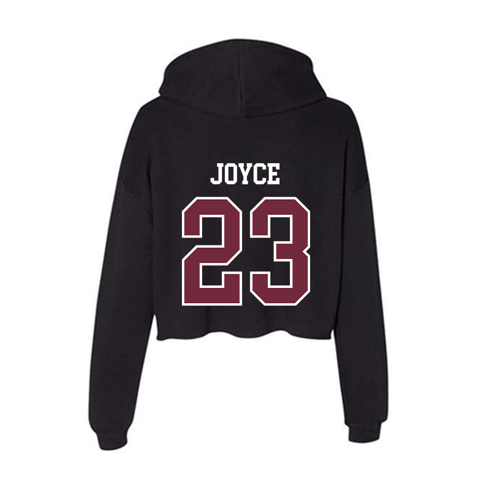 FDU - NCAA Women's Volleyball : Madeline Joyce - Women's Crop Fleece Hoodie-1