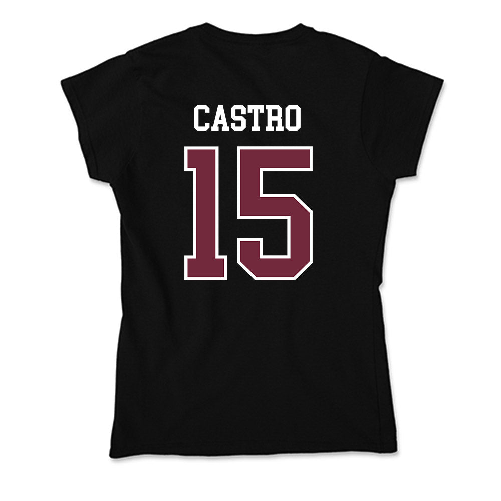 FDU - NCAA Women's Soccer : Alexa Castro - Soft Style Women’s T-Shirt-1