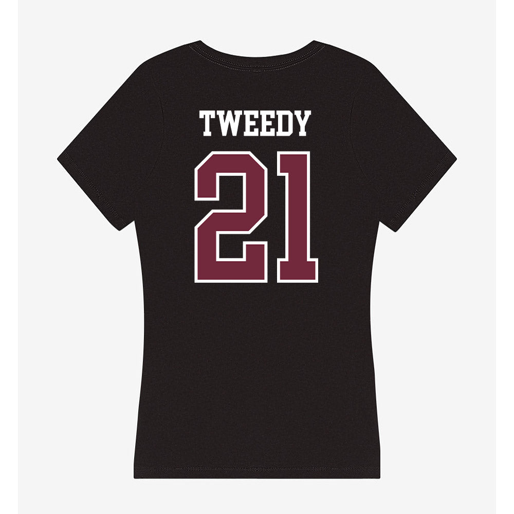 FDU - NCAA Men's Basketball : Cameron Tweedy - Women's V-Neck T-Shirt-1